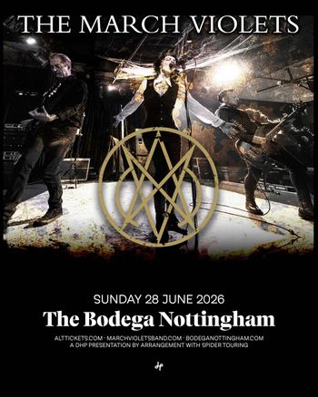 THE MARCH VIOLETS at The Bodega on 28 June 2026 gig poster