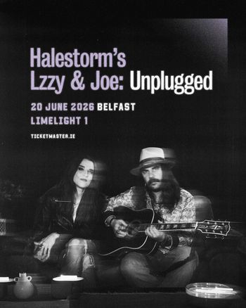 Halestorm’s Lizzy & Joe: Unplugged Halestorm at Limelight 1 on 20 June 2026 gig poster