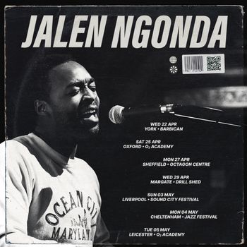 JALEN NGONDA april 2026 to may 2026 tour poster