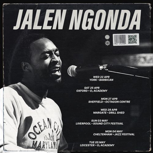 JALEN NGONDA april 2026 to may 2026 tour poster
