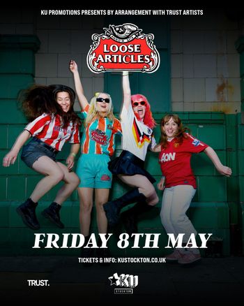Loose Articles at KU on 8 May 2026 gig poster