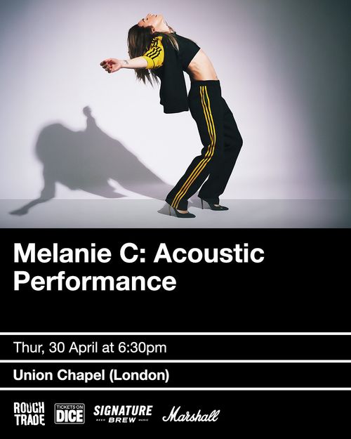 Melanie C: Acoustic Performance MELANIE C at Union Chapel on 30 April 2026 gig poster