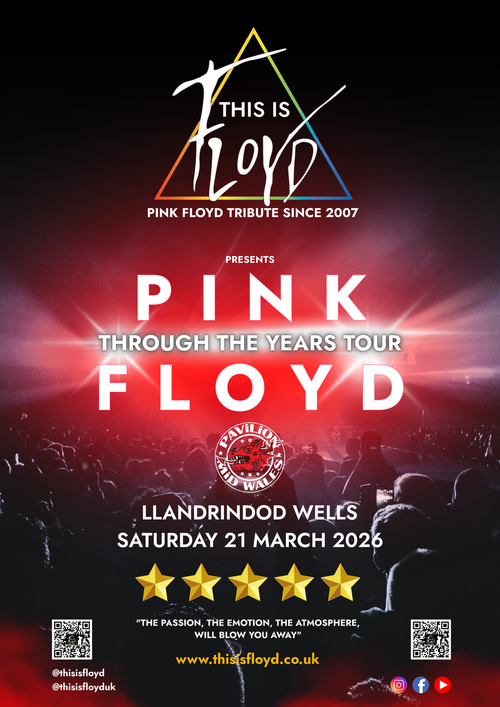 PINK FLOYD THROUGH THE YEARS TOUR THIS IS FLOYD at Pavilion on 21 March 2026 gig poster