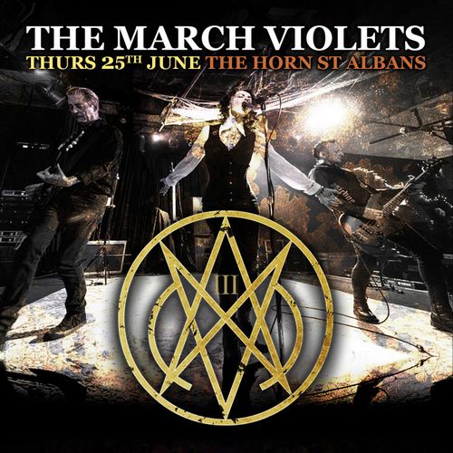 THE MARCH VIOLETS at THE HORN on 25 June 2026 gig poster