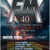 FM 40 Performing Their Iconic Debut Album in Full INDISCREET 40th Anniversary Show Brave Rival, FM gig poster