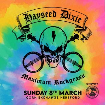 Maximum Rockgrass FARGO RAILROAD CO., Hayseed Dixie at Corn Exchange on 8 March 2026 gig poster