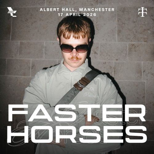 FASTER HORSES at Albert Hall on 17 April 2026 gig poster