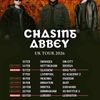 CHAS1NG ABBEY UK TOUR 2026 CHAS1NG ABBEY gig poster
