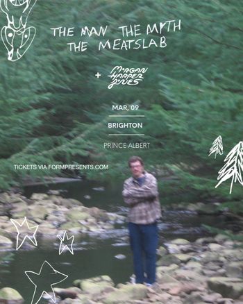 THE MAN THE MYTH THE MEATSLAB M'GAN HARPER JONES at PRINCE ALBERT on 9 March 2026 gig poster