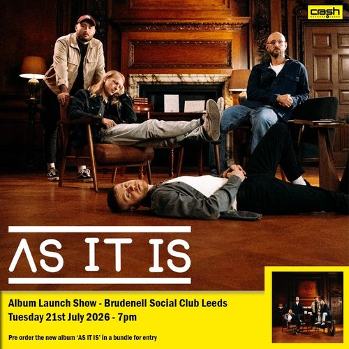 AS IT IS at Brudenell Social Club on 21 July 2026 gig poster