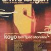 arm's length ben quad, koyo, shoreline gig poster