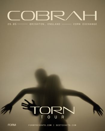 TORN TOUR COBRAH at CORN EXCHANGE on 29 May 2026 gig poster