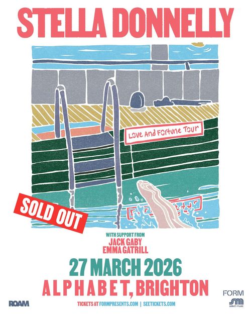 Love And Fortune Tour Jack Gaby, Emma Gatrill, Stella Donnelly at ALPHABET on 27 March 2026 gig poster