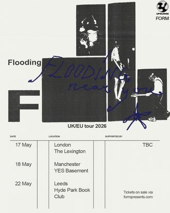 Flooding may 2026 tour poster