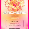 ARCHERS TROPIC GOLD gig poster