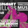 MEGA DOUBLE HEADER SIMULATION MUSE, the RUNAWAY KILLERS gig poster