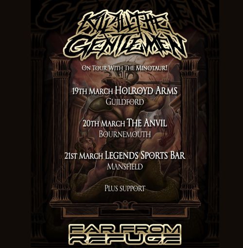 Extravagant Gentlemen march 2026 tour poster