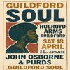 GUILDFORD SOUL JOHN OSBORNE, PURDS gig poster
