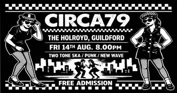 CIRCA79 at The Holroyd on 14 August 2026 gig poster