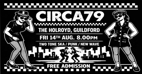 CIRCA79 at The Holroyd on 14 August 2026 gig poster
