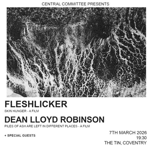 FLESHLICKER DEAN LLOYD ROBINSON at THE TIN on 7 March 2026 gig poster