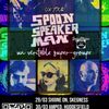 Spoon Speaker Man TV Pins gig poster