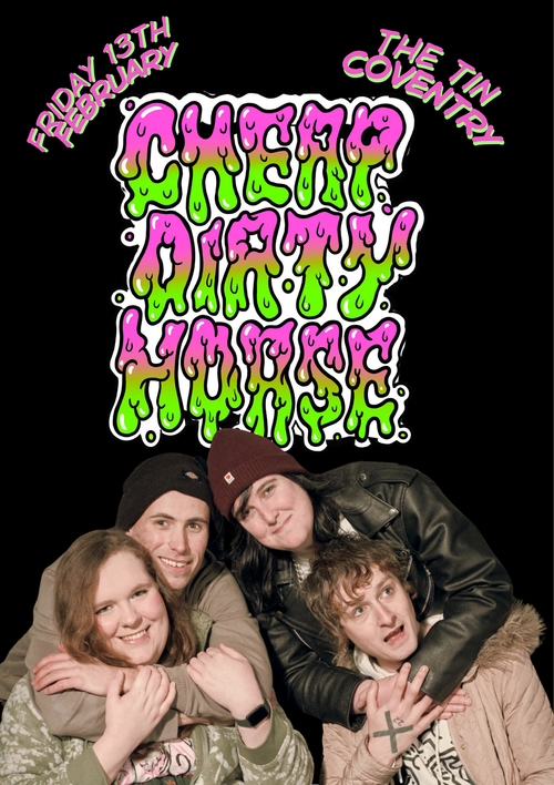 CHEAP DIRTY HORSE at The Tin on 13 February 2026 gig poster