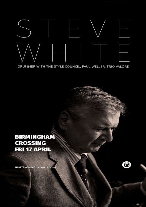 STEVE WHITE at Crossing on 17 April 2026 gig poster