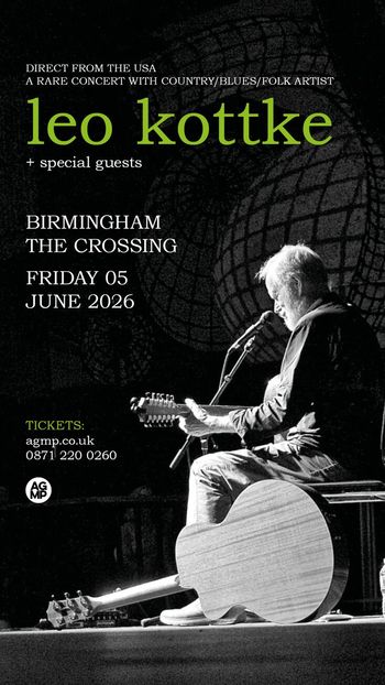 leo kottke at THE CROSSING on 5 June 2026 gig poster