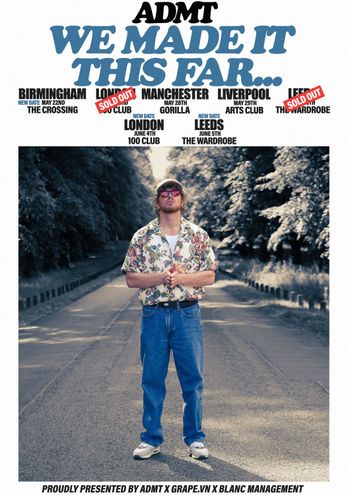 WE MADE IT THIS FAR... ADMT at The Crossing on 22 May 2024 gig poster