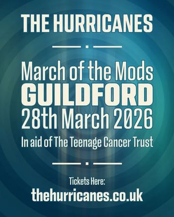 March of the Mods THE HURRICANES at HOLROYD ARMS on 28 March 2026 gig poster