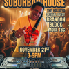 SUBURBAN HOUSE Brandon Block, Brandon Block gig poster