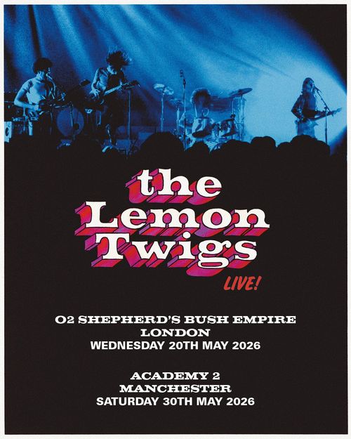 the Lemon Twigs may 2026 tour poster