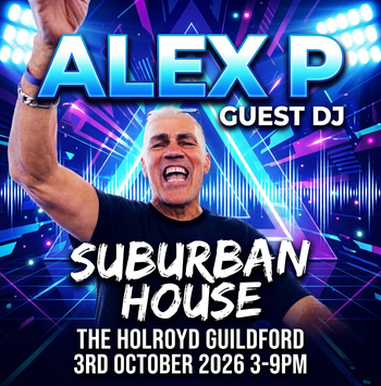 SUBURBAN HOUSE ALEX P at THE HOLROYD on 3 October 2026 gig poster