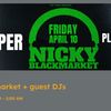 Nicky Blackmarket guest DJs gig poster