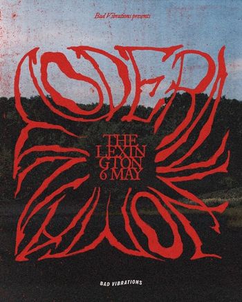 COVER at The Lexington on 6 May 2026 gig poster