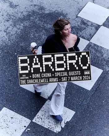 BARBERO Bone China at The Shacklewell Arms on 7 March 2026 gig poster
