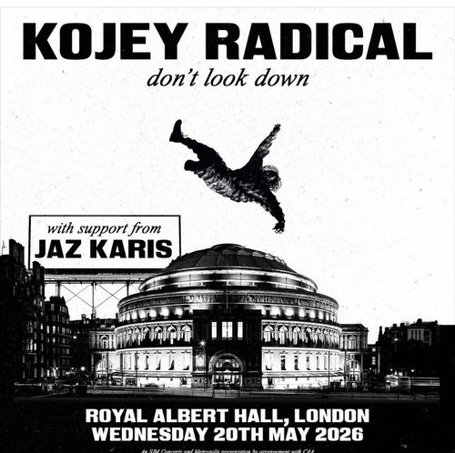 KOJEY RADICAL JAZ KARIS at ROYAL ALBERT HALL on 20 May 2026 gig poster