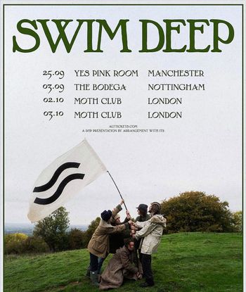 SWIM DEEP at YES PINK ROOM on 25 September 2026 gig poster