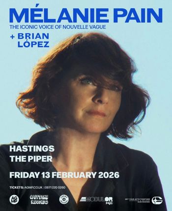 MÉLANIE PAIN BRIAN LÓPEZ at The Piper on 13 February 2026 gig poster
