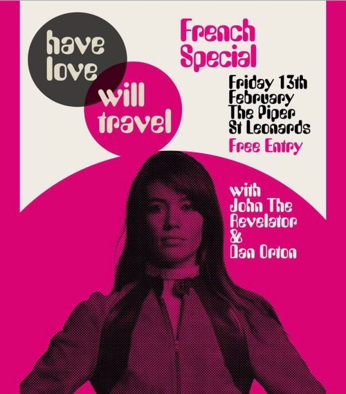 have love will travel John The Revelator, Dan Orton at The Piper on 13 February 2026 gig poster