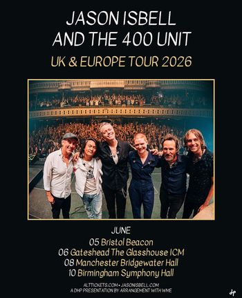 JASON ISBELL AND THE 400 UNIT at Bristol Beacon on 5 June 2026 gig poster