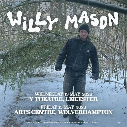 WILLY MASON may 2026 tour poster