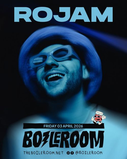 ROJAM at BOILERROOM on 3 April 2026 gig poster