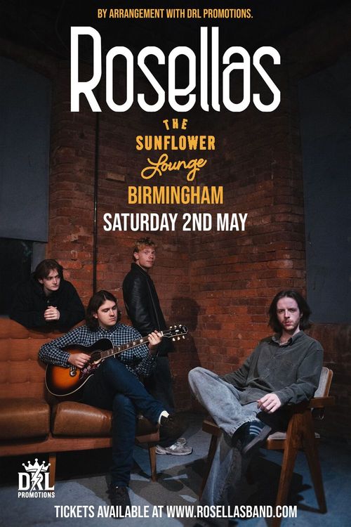 Rosellas at The Sunflower Lounge on 2 May 2026 gig poster