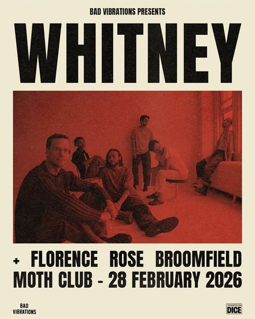WHITNEY BROOMFIELD, FLORENCE ROSE at MOTH CLUB on 28 February 2026 gig poster