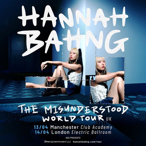 HANNAH BAHNG april 2024 tour poster