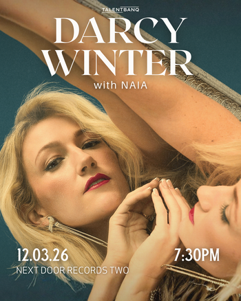 DARCY WINTER NAIA at NEXT DOOR RECORDS TWO on 12 March 2026 gig poster