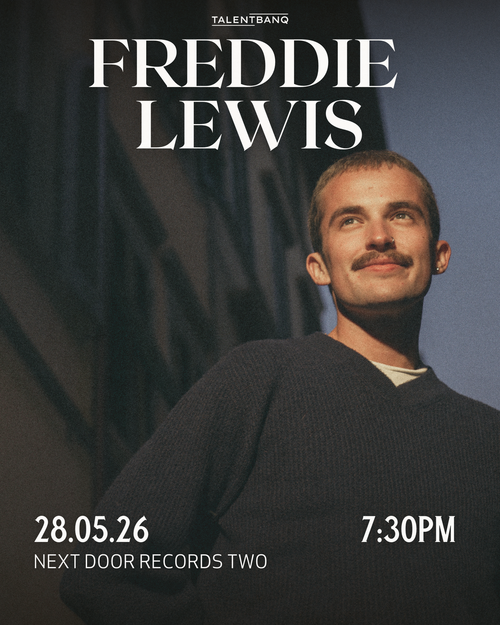 FREDDIE LEWIS at NEXT DOOR RECORDS TWO on 28 May 2026 gig poster