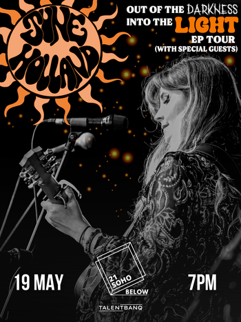 JUNE HOLLAND at 21 SOHO on 19 May 2026 gig poster